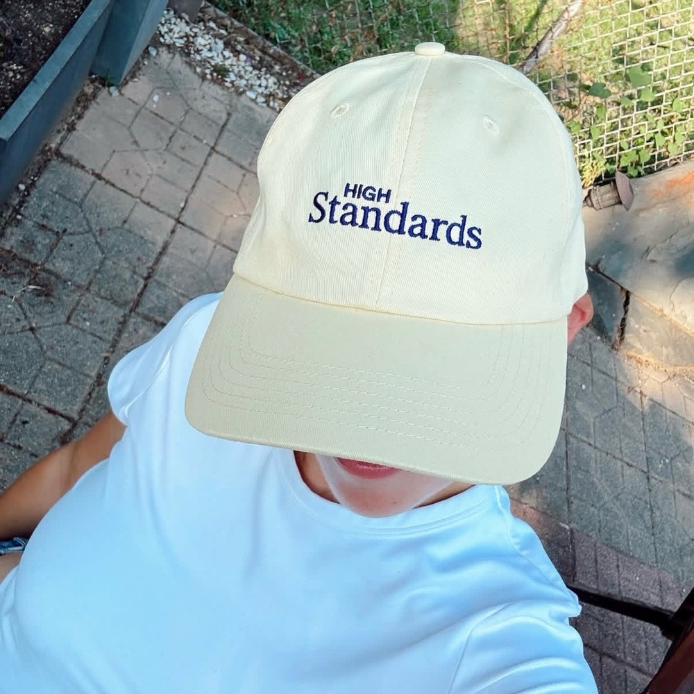 Ritual High Standards Dad Hat – Butter Yellow Cotton Adjustable Baseball Cap NEW - Picture 7 of 7